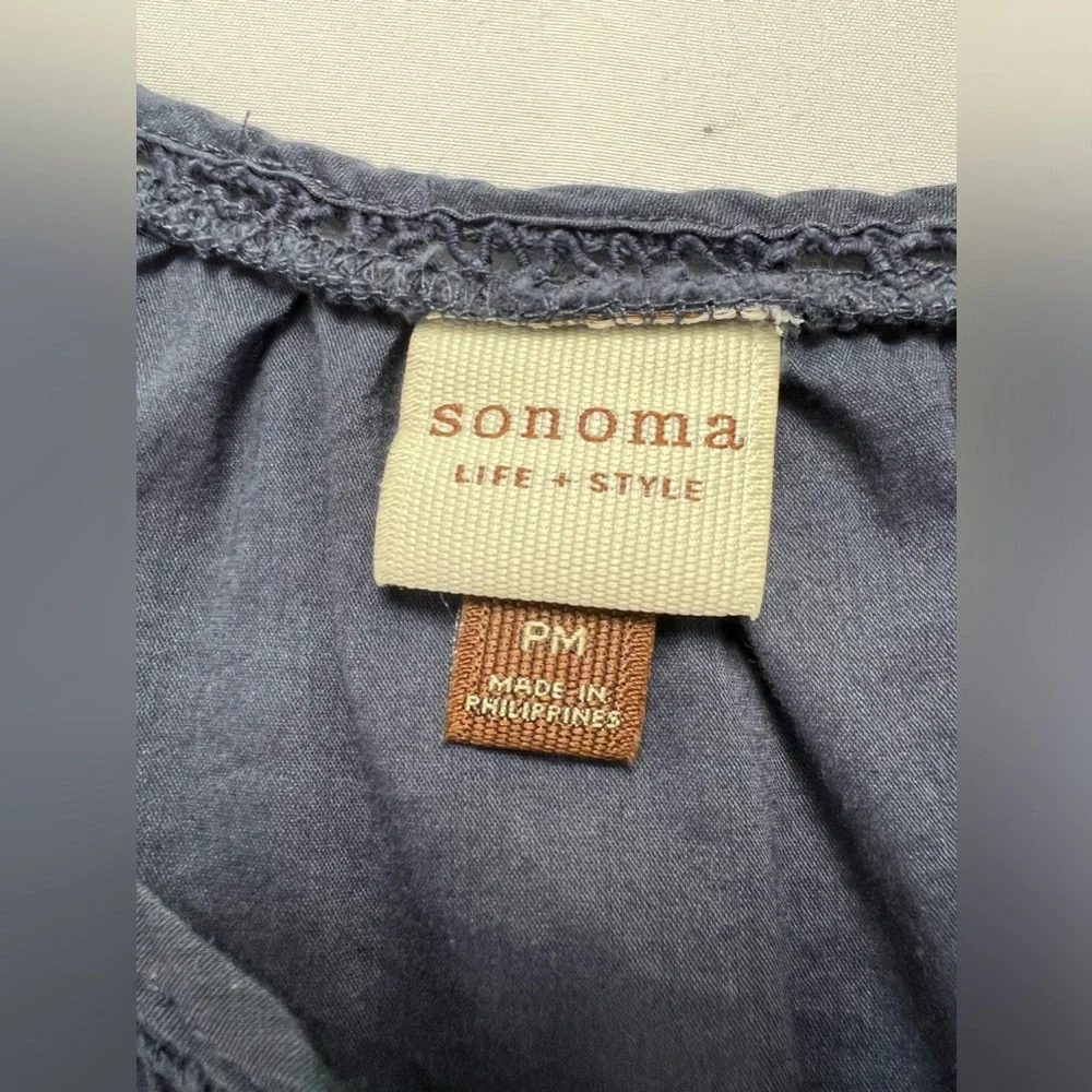 Sonoma Life + Style Embroidered Boho Top - Picture 3 of 11